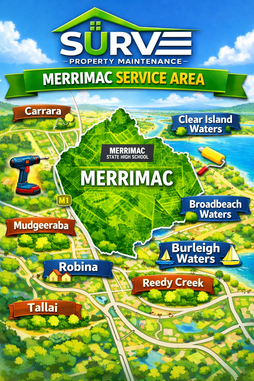 Merimmac Service area
