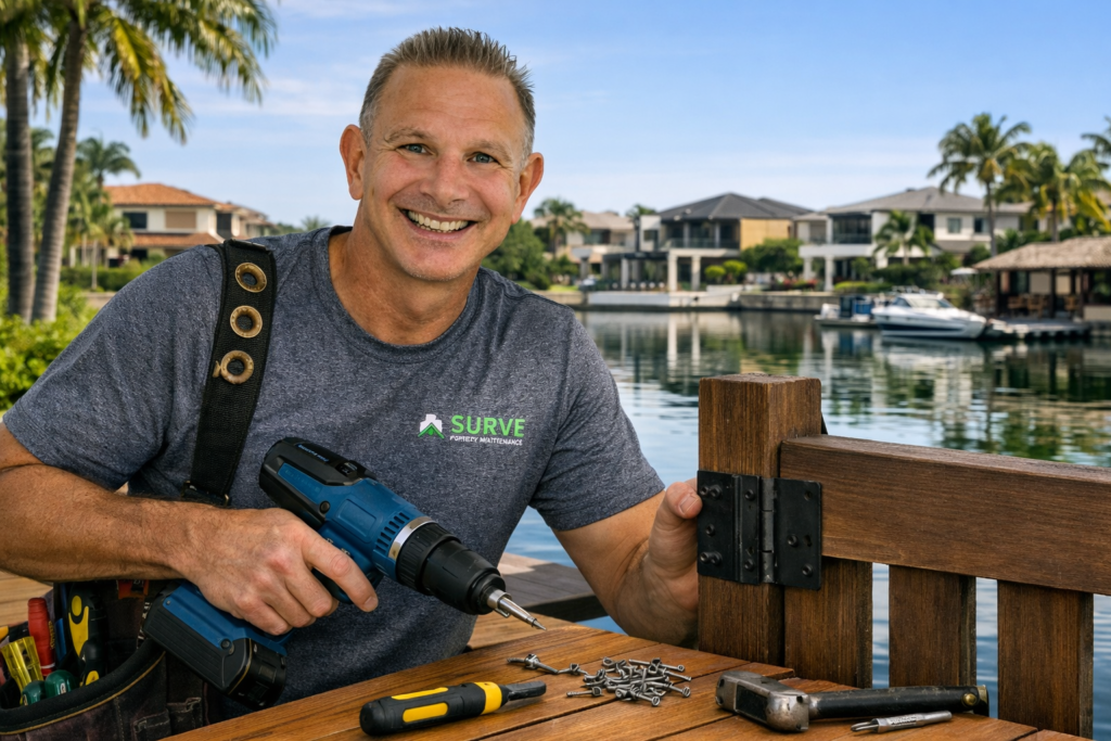 Timber deck repair, Clear Island Waters Gold Coast