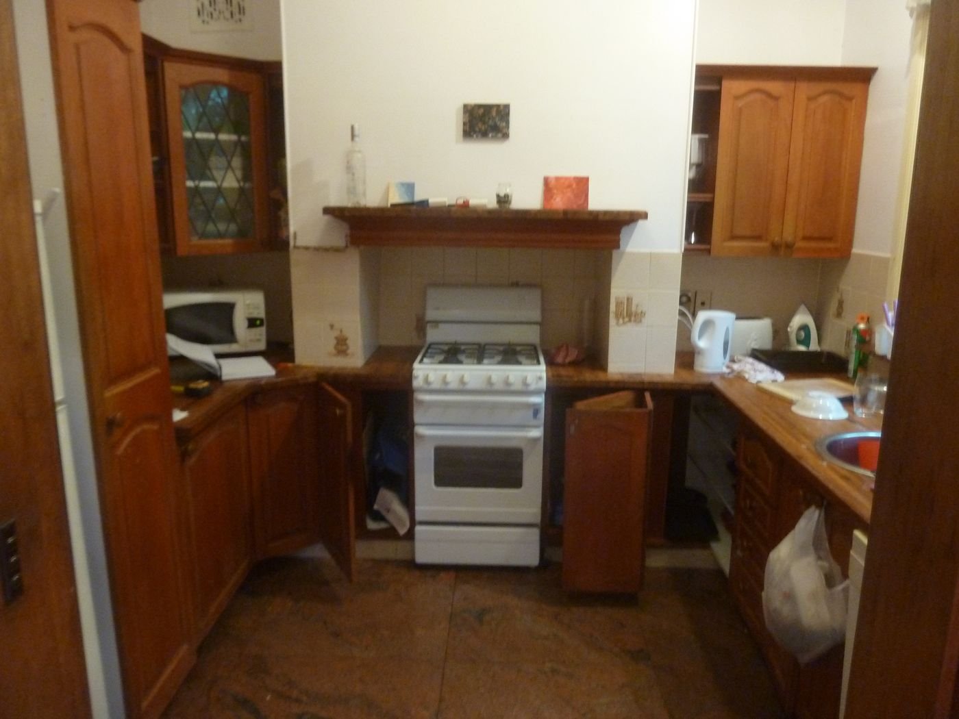 Before: kitchen renovation