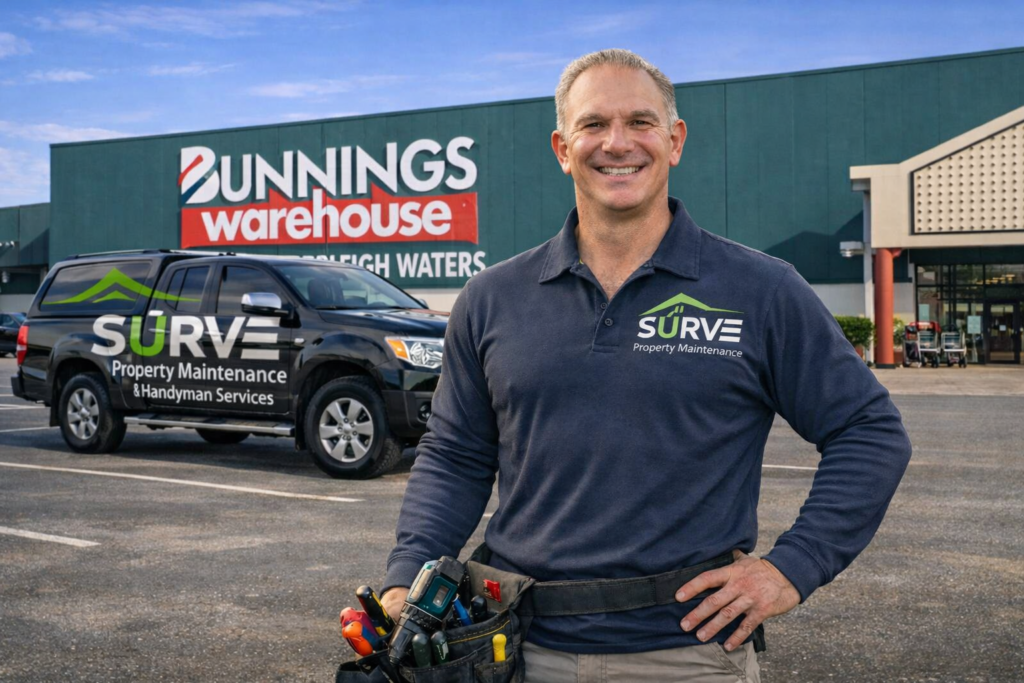 Dan from SURVE with his work ute, Burleigh Waters Gold Coast